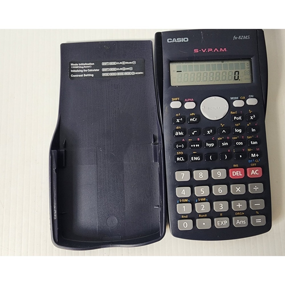 Casio fx-82MS S-V.P.A.M.‎ Calculator  Tested - Works